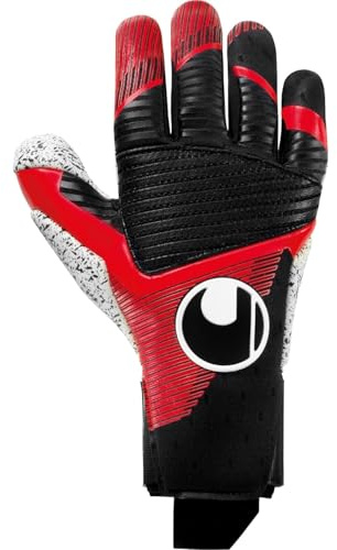 uhlsport Powerline Supergrip+ Reflex Fußball Torwarthandschuhe für Kinder und Herren, Torwart-Handschuhe, Fussball-Handschuhe mit Neuer Haftschaumformel und High-Grip-Elemente