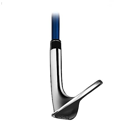 Wedge da golf per mancini per bambini - 56 gradi, cuneo per mazze da golf con fondo allargato per ragazzi e ragazze, cunei da golf per bambini (Sinistra,Blu per 9-12 anni)