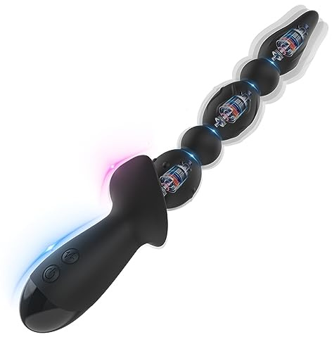 Plug anale Perline anali vibranti Uomo Butt Plug Ano Giocattolo del sesso Per Uomini Donne Punto G Giocattoli sexy per adulti Dildo Masturbatore Macchina del sesso