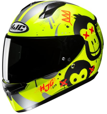 HJC, Casco de moto integral para niños C10 GETI, MC3HSF 3XS
