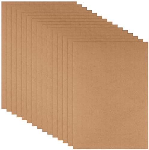 CYEER 15 pannelli in MDF A3, 4 mm, fogli vuoti per artigianato, pannelli di fibra di legno a media densità, sicuri per laser e priografia, per incisione laser, pittura