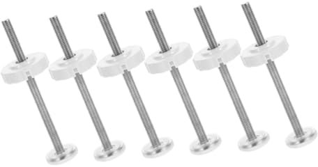KOMBIUDA 6 Stücke Gewinde Spindel Stange Schrauben Ersatz Teile Tor Hardware