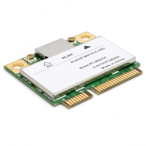 Carte WiFi PCIe RTL8822CE 1200 Mbps Double Bande 2.4G 5G, Carte Réseau sans Fil Bluetooth 5.0, Adaptateur Interne 802.11ac pour PC 10 11 Linux