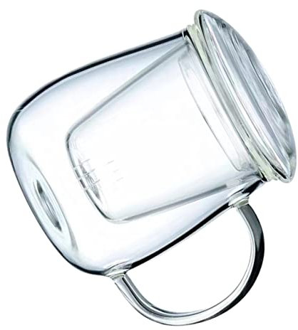 Cabilock Juego De Tazas De Té Con Filtración Tetera De Vidrio Tapa Para Preparar Té