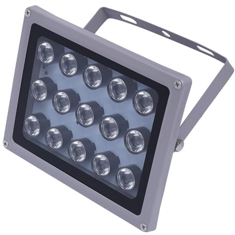 12V 45°15 LED Scheinwerfer Lampe,Beleuchtung Nachtsicht Lampe Scheinwerfer,IR Nachtsicht Überwachung,Nachtsicht Weitwinkel IR Strahler für Innen und Außen Verwendung