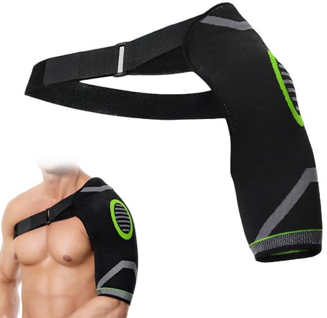 Pluvyze Tutore Spalla Destra Uomo,Tutore Spalla Cuffia Rotatori,Aliviare le distorsioni di lesioni alla spalla per donne e uomini - per la spalla destra e sinistra