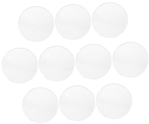 VILLCASE 10 Stück lichtundurchlässige VR-Objektive 37mm aus Acryl Ersatzlinsen für VR-Zubehör gegen Schwindel und Brillenbeschädigung