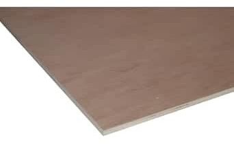 Non-Structural Hardwood Plywood Sheet – Moisture Resistant Smooth Sanded Timber Board for Joinery, Shelving, Furniture, DIY, and Interior or Exterior Use (1, 9mm x 1220mm x 2440mm)