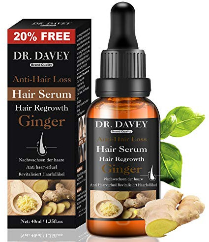 Hair Growth Serum vitamins serum for Hair Loss and Regrowth Ginger Hair Growth Oil for Thinning/Balding/Repairs Hair Follicleser for Men and Women