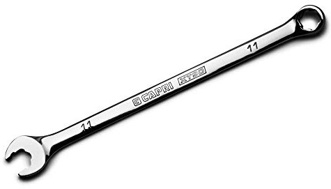 Capri Tools Llave combinada WaveDrive Pro de 11 mm para pernos regulares y redondeados