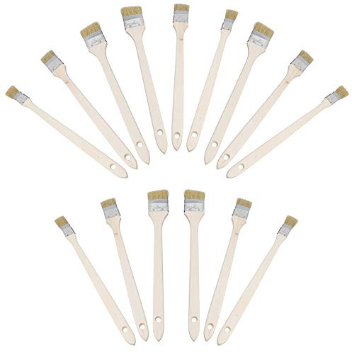 Long Reach Angled Radiator Paint Brush 25mm â€“ 50mm Head Width 400mm 15pc