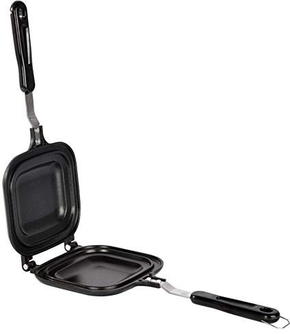 FIYSON Toasted Sandwich Maker Portable Double Sided Multifunctio Panini Presses Toast Non-Stick Ideal for Indoors and Outdoors Maker for Making Grilled Cheese Waffles Desserts Steak Meat Eggs