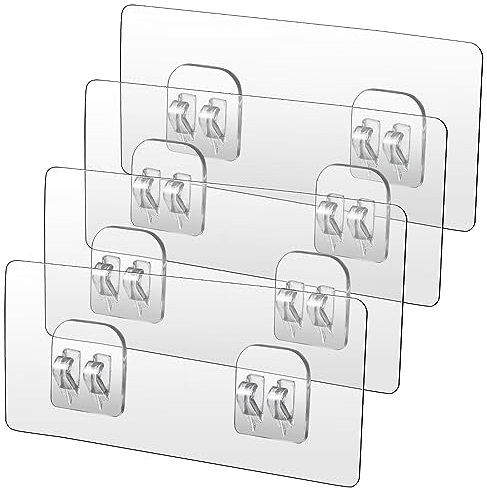 WLLHYF Ganci adesivi di ricambio resistenti adesivi da parete, impermeabili, per mensola del bagno, cestino, portasapone, da appendere, senza fori