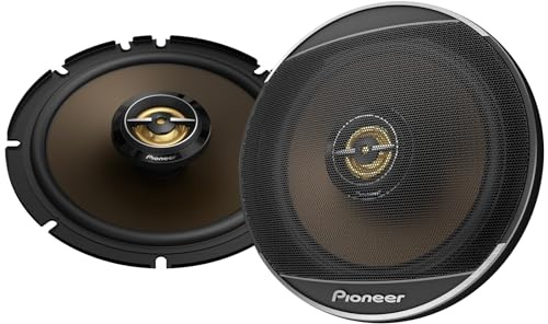 Pioneer A-Series Max TS-A653FH 6.5 2-Way Speakers (Pair) - 340W Max, Balanced Sound + Smooth Treble, Enhanced Bass, Ideal Factory Upgrade, Installation Adaptors Included