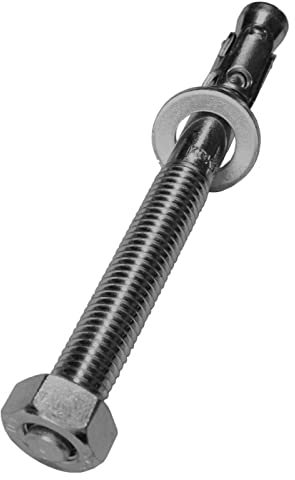 Lumonic Schwerlastdübel M12 x 145mm | hochwertige Edelstahl V4A Keilanker | Durchsteckmontage, SOFORT BELASTBAR | Betonanker, Schwerlastanker | für Überdachungen, Geländer, Regale, Trennwände