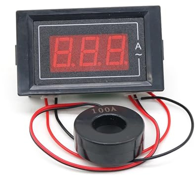 D85-A AC Display Digitale Amperometro in Grado di Misurare 0-100A Installazione Integrata Pannello Amperometro Digitale Con Shunt 1 Pz