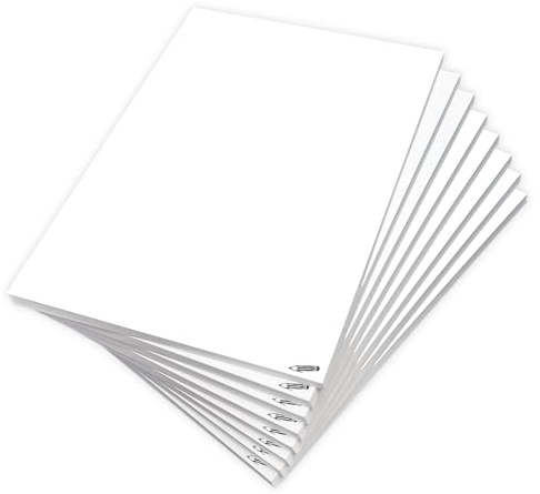 iulias Freude schenken! Bloc de notas A6 en blanco, juego de 8 blocs DIN A 6, 50 hojas por bloc, se puede arrancar, papel blanco de 80 g/m², bloc de escritura, bloc de pintura, lista de la compra