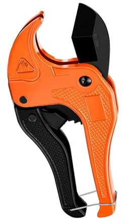 Cortador de tubos de aluminio, tijeras de trinquete, tubo de PVC/PU/PP, herramienta manual de corte de manguera para sistemas de riego de jardín, tubo de trinquete