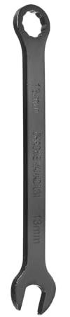 QUARKZMAN Llave Combinada 13mm Métrica De 12 Puntos Y Extremo Abierto Acero Cromo Vanadio CR-V Herramienta De Doble Extremo Para Automóviles Tuberías Muebles Maquinaria Reparación DIY Negro