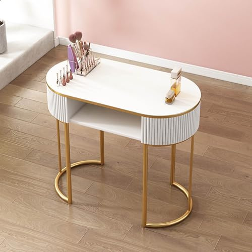 Escritorio profesional de Nail Tech con almacenamiento, moderna mesa de manicura de madera para salón y spa en casa, armario y cajones de 3 capas, equipo de belleza esencial para artistas de uñas