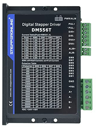 STEPPERONLINE Schrittmotor Treiber 1.8-5.6A 20-50VDC Für Nema 23, 24 Motor | Stepper Motor Driver Für Nema 23, 24 Stepping Motor CNC