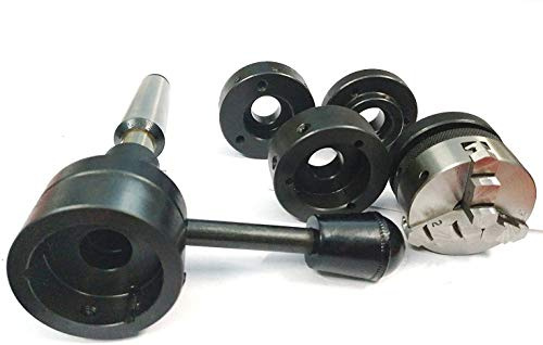 Tornio di precisione contropunta Die Holder 2MT Shank- Tapping Filettatura Alesaggio Foratura + 50mm Mandrino autocentrante