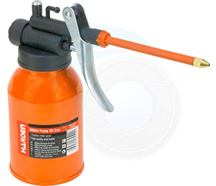 Refillable 300ml Pump Nozzle Oil Can Oiler Squirt Squeeze Trigger