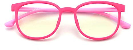 Brillen Brillengestell für Kinder Korrekturbrillen Anti Blaulicht Klare Linse für Jungen und Mädchen von 6-12 Jahren