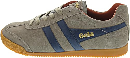 Gola Herren Harrier Sneaker, Rhino/Navy/Moody Orange, 41 EU