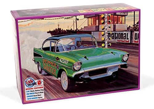 AMT 1957 Chevy Bel Air Pepper Shaker Silent Box 1:25 Scale Model Kit