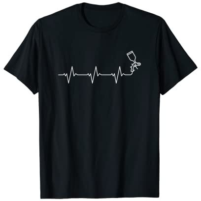 Lackierpistole Herzschlag T-Shirt