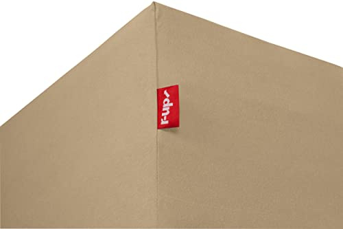 r-up Passt Spannbettaken 120x200-130x200 Sand | 100% Baumwolle, 130g/m² Tuchgewicht, bis 35cm Höhe, viele Farben, OEKO-TEX, stressfrei auch für hohe Matratzen