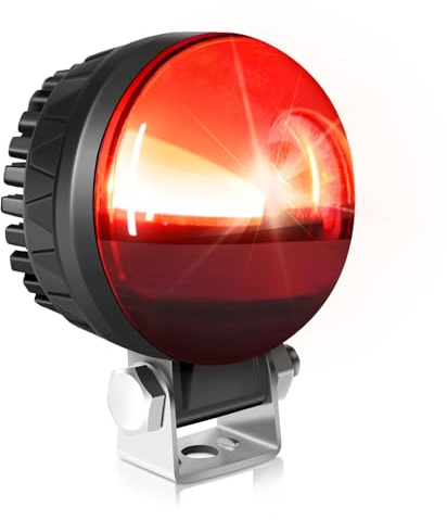 Dinfu 30W Runde LED Rot Gabelstapler Leuchtet DC10-110V Warenhaus Seitenleuchten stapler warnlicht Warnscheinwerfer forklift lampe für Auto Gabelstapler