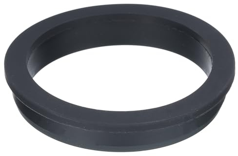 QUARKZMAN Passacavo in Gomma a Forma di T, Diametro 86,3 Mm, Diametro Interno 75 Mm, Protezione Sigillante per Fori Flessibili per Cavi e Tubi, Colore Nero