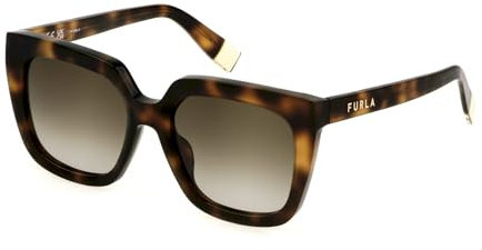 Furla Damen Sfu776 Sonnenbrille, Havanna Braun, 66