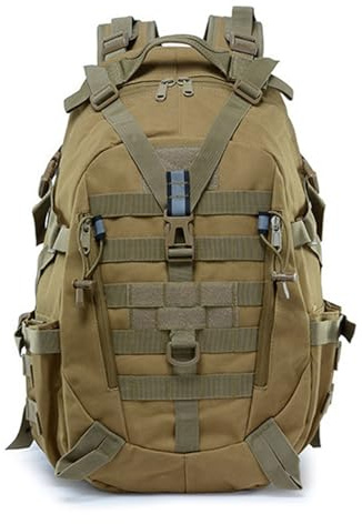 FANDARE Mochila Tácticas Militar 25L Molle Mochila de Asalto del ejército Mochila Bolsa Bug out Mochila de Senderismo para Acampar para Gimnasio Senderismo Acampada con Multiples Bolsillos