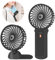 Lepwings Ventilatore Portatile, Mini Ventilatore USB Ricaricabile con 4 Velocità e 16h di Autonomia, Silenzioso e Pieghevole, Ventilatore da Collo per Casa, Ufficio, Viaggio, Estate – Nero