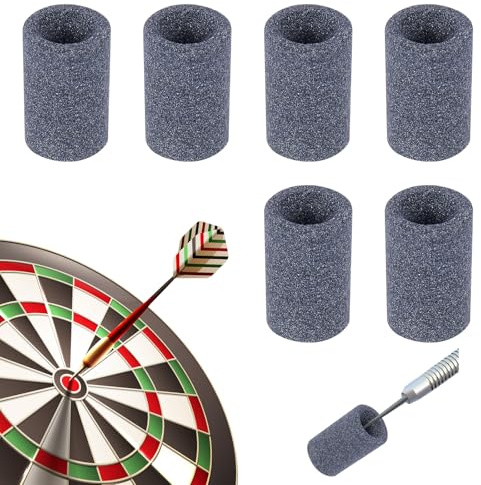 DYMHQ Dart Sharpeners Parts Multifunctional Set, 6 Pcs Wear-Resistant Tool | Sand Stone Pieces Help Maintain Smooth Steel Tips, Compact for Carrying in Case, Suitable for Arrows, Knives and Scissors
