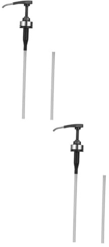 Mikinona 2stücke Squeeze-pumpe Für Soßenflaschen Edelstahl-düse Mit Schläuchen Vielseitig Einsetzbar Für Austernsauce Und Andere Flüssigkeiten Für Grill Und Kochanwendungen