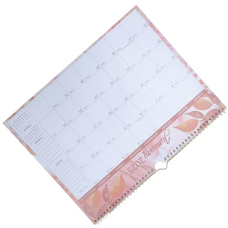 VILLCASE Hängender Bürokalender Memos Einfacher Kalender Für Die Schule Familien-wandkalender Für Frauen