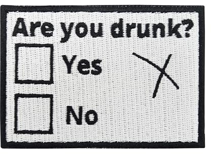 Finally Home Klett Patch - Are you drunk? | Klett Patch lustig, Patches, Bier Aufnäher, Witziges Abzeichen, Badge