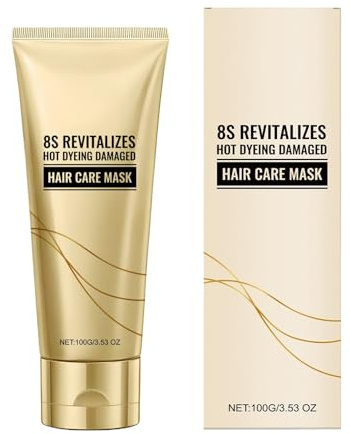 Tiefenpflege für Lockiges Haar - 100g Hydratisierende Nährstoffreiche Haarreparatur Maske,Pflegeprodukte für Reise Salon Föhn Schnelllösung Zuhause Nacht Glättung - Soforthilfe