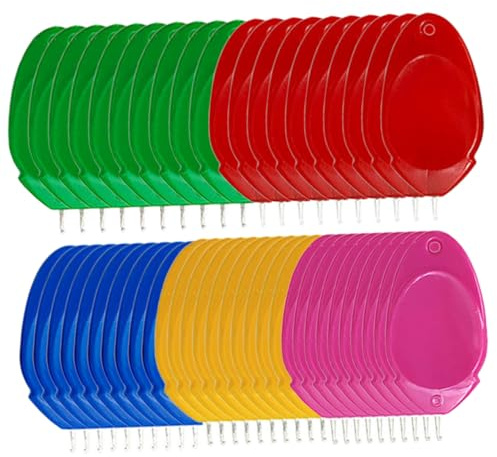 DIYEAH 50pezzi Infilatore per Macchina da Cucire Strumento Portatile per Infilare Aghi da Ricamo Accessori per Artigianato Fai da Te Infila Ago per Cucire Mano Facile e Rapido da Usare
