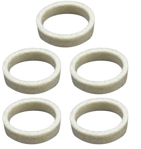 Juego de arandelas de fieltro de 5 piezas, compatible con máquinas espresso BES870/BES878/BES880/BES860 de repuesto de bucle de lana de fácil ajuste