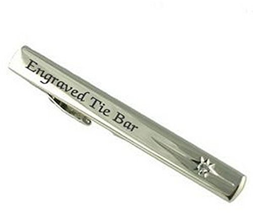 Select Gifts Graviert personalisierte Krawattenklammer Bar im Hinweisfenster