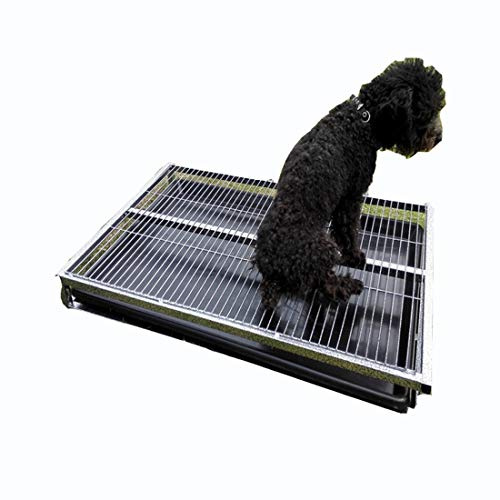 Puppy Dog Töpfchen WC Tray Training Haustier WC Indoor Metall Töpfchen Patch Große Hundetoilette,L