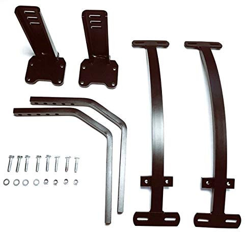 2 Stück Kotflügelhalter vorne links und rechts für Landini Schlepper, Traktor, Trecker (Kotflügel Breite: von 340 bis 410 mm)