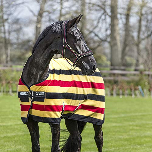 Horseware Rambo Deluxe Fleece - Gold, Winter, Polyester, Einfarbig, Rundhalsausschnitt, schnellverschluss, Dauerhaft und einfach zu pflegen, 1 stück, unisex, Pferd, Reitbekleidung, casual, Witney Gold