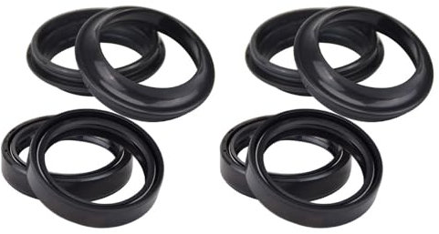 43x53x9,5 43x53x11 ​​Motorrad Gabel Öl Dichtung 43x53 Staub Dichtung Frühling Lippe for KT-M 640 LC4 LC4E Supermoto Duke 43 53 9,5 11 (Color : 43x53x11 two set)