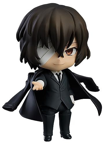 Bungo Stray Dogs Figuras Dazai Osamu/Nakajima Atsushi Anime Figura movible Cabeza Intercambiable Figura de acción Adornos 10 cm